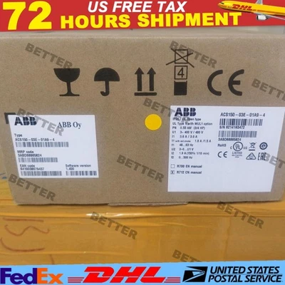 ABB ACS150-03E-01A9-4 Frequency Converter ACS150-03E-01A9-4 Fast Shipping 1pcs - Image 1 of 4
