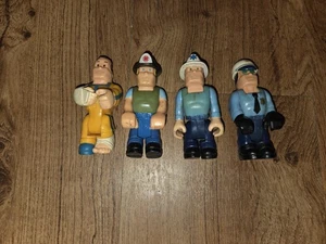 Fisher-Price Husky Helper Action Figures Policeman Construction Fireman Patient - Picture 1 of 10