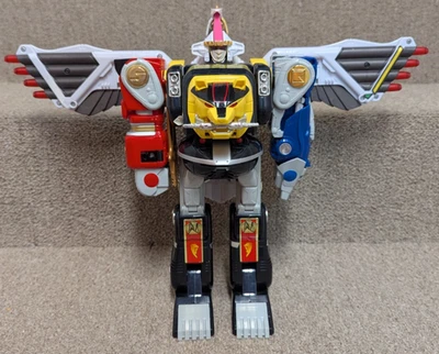 Mighty Morphin Power Rangers MMPR Ninja Megazord 100 % completo con Falconzord Foto 1 de 4