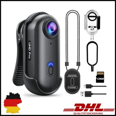 Action Cam 4K 30M Wasserdicht Action Sport Kamera WiFi 128GB Micro SD Karte - Bild 1 von 4