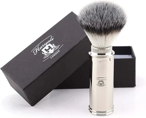 Cepillo de afeitar tradicional de cerdas naturales para hombre mango de madera barba de pelo de peluquero - Imagen 1 de 9