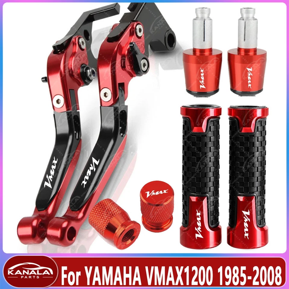 For YAMAHA VMAX 1200 2008 Motorcycle Adjustable Long Brake & Clutch Levers Sets Foto 1 de 1