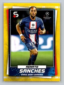 Renato Sanches #131b 2022-23 Topps UEFA Club Paris Saint-Germain Common Yellow - Picture 1 of 2