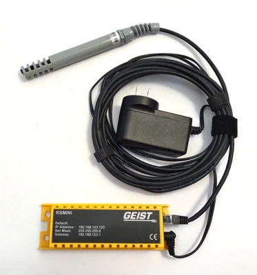 Geist RSMINI RTAFHD3-12 Monitor Rack Temperature Monitoring PoE - Image 1 of 4
