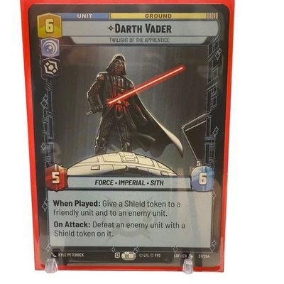 Darth Vader Twilight of the Apprentice Star Wars Unlimited Non-Foil 037/264 NM - Image 1 of 2