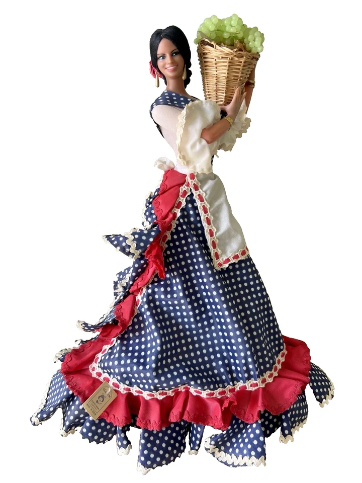 Grande poupée espagnole Marin Chiclana Andalousie flamenco Made in Spain 43 cm - Photo 1/4