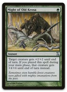 Might of Old Krosa #204 (LP) Time Spiral TSP Magic MTG - Picture 1 of 2