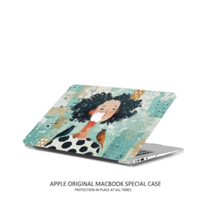 Whimsy Muse Artistic Girl MacBook Case  Minimalist  All models Apple Mac 2025 - Afbeelding 1 van 5