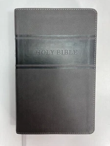 Holy Bible KJV Black Leather-soft Thomas Nelson Red Letter Edition - Imagen 1 de 10