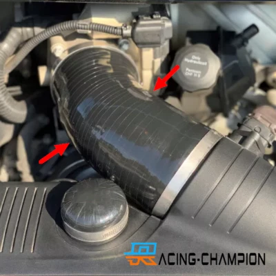 For Porsche 911 Carerra 996 997 C2 C4 Non-Turbo Silicone Air Intake Hose & Clamp - Image 1 of 4