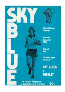 COVENTRY CITY V BURNLEY 1/03/1975 DIVISION 1 (16) - Picture 1 of 1
