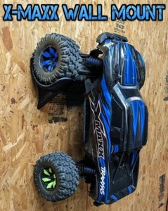 Jumbo RC Car Wall Hangers, Wheel Wall Mount for Traxxas X-Maxx, XRT & 1/5 scale - Picture 1 of 9