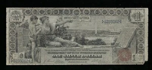 SC 1896 $1 Silver Certificate "Educational” Fr.224 (062) - Picture 1 of 3