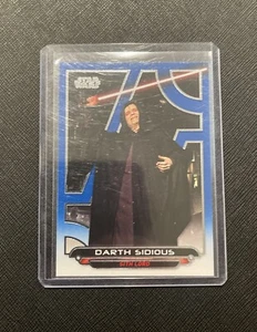 2017 Star Wars Galactic Files Darth Sidious Blue Parallel ROTS-12 - Picture 1 of 2
