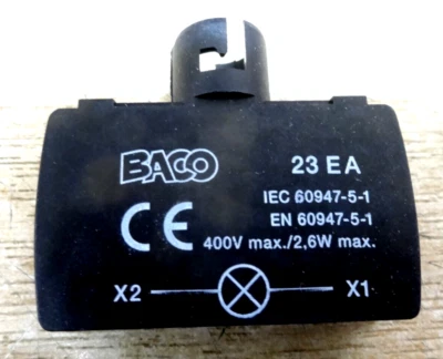 Baco 23EA lamp holder module 297E #23EA