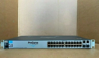 HP ProCurve 2610-24 + Brackets HP J9085A HP 2610-24 FastEthernet Switch -Inc VAT - Image 1 of 4