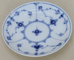 ROYAL COPENHAGEN DENMARK BLUE PLAIN FLUTED LACE 5 3/4 INCH SAUCER # 76-79-315 - Picture 1 of 2