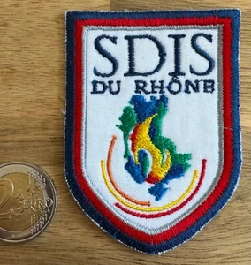 ECUSSON PATCH SAPEURS POMPIERS SDIS DU RHONE (ÉCU 52) - Imagen 1 de 3