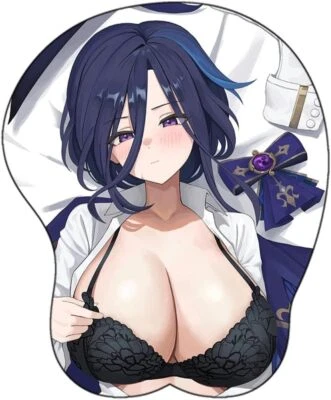 Anime Mouse pad Clorinde Anime Design 3D Ergonomic Mouse Pad with Wrist Rest – S - Image 1 of 4