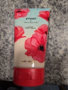 1 Bath & Body Works POPPY Creamy Body Scrub 8 oz - Picture 1 of 1