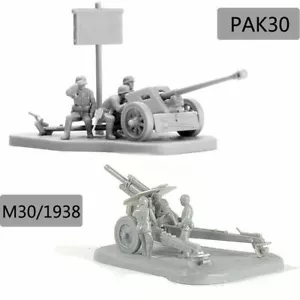 4D 1:72 Scenario PAK40 M30 M1938 Cannone Assemblare Modello Puzzle Mattoni Collezioni - Foto 1 di 6