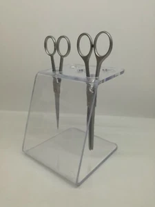 Porte Ciseaux IN Plexiglass Pour Coiffeur Barbier - Photo 1/1