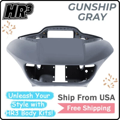 Carenado interior exterior apto para Harley CVO Road Glide FLTRX 2015-2024 Gunship gris Foto 1 de 4