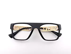 Versace Brille nur Gestell, Mod. 3326-U CB1, 53-19-145, schwarz/gold, Italien - Bild 1 von 15