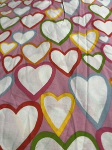 IKEA Vitaminer Hjarta Twin Size HEARTS Cotton Duvet Cover - Picture 1 of 6