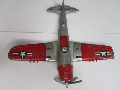 De colección Hubley Kiddie Juguete P-47 Segunda Guerra Mundial Marina Thunderbolt Luchador Bombardero Avión Nº 495 Foto 1 de 4