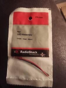 Radio Shack Red LED  Assembly With Wire leads 276-084