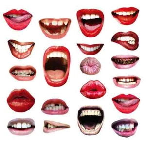 20pcs Funny Lip Mouth On A Stick For Women - Picture 1 of 2
