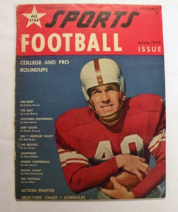 Street & Smith’s All Star Sports Football Autumn 1950 Issue College Pro - Picture 1 of 3