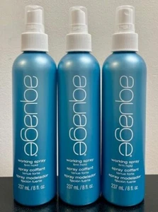 3 PACK!!! AQUAGE WORKING SPRAY 8 OZ FIRM HAIR STYLING HOLD HAIRSPRAY NON AEROSOL - Picture 1 of 4