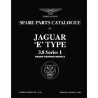 Spare Parts Catalogue for Jaguar 'E'-Type 3.8 Series 1  - Paperback NEW Brooklan