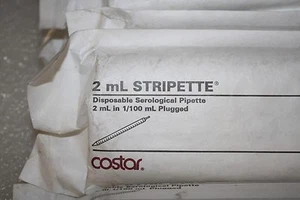 Corning Costar Stripette Serological Pip 2 ml IN 1/100 ml PLUGGED STRIPETTE 4020  - Bild 1 von 7