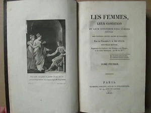 SEGUR : LES FEMMES, leur condition et leur influence dans l'ordre social, 1820. - Picture 1 of 12