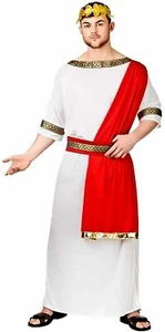 Historisches Cosplay griechisches Toga Kostüm Erwachsene Herren römischer Kaiser Kostüm - Bild 1 von 1