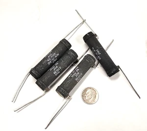RESISTENCIA 100 OHM 20 VATIOS 4 PIEZAS nueva Dale HLW-20-A SERIE 5% tubular 100 ohmios 20 vatios - Imagen 1 de 3