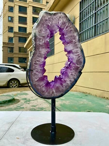 13.95LB Natural Amethyst Mineral crystal Hand cut like crystals specimen - Picture 1 of 14