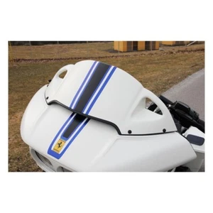 PARABREZZA PER HARLEY DAVIDSON ROAD GLIDE 15-23 WINDSHIELD CUL WERK GREZZO FLTR - Foto 1 di 5