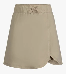 Nautical Girls’ School Uniform Performance Skort, Khaki, Size 18.5 Plus - Picture 1 of 6