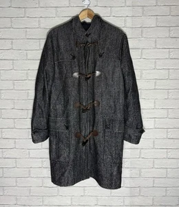 Jaeger Duffle Pea coat Wool Linen Gray Size Medium - Picture 1 of 8