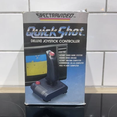 QuickShot Deluxe Joystick Controller Boxed For Atari, Commodore, Sears - Image 1 of 4