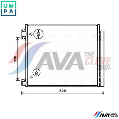 CONDENSER AIR CONDITIONING DN5422D FOR RENAULT KADJAR ESPACE/V KOLEOS/II/SUV - Image 1 of 4