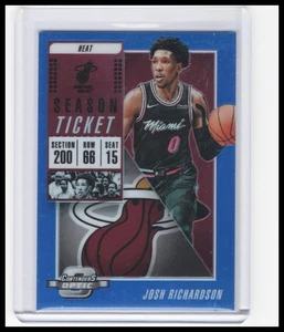 2018-19 Panini Contenders Optic - Josh Richardson - Blu #/99 - Foto 1 di 2