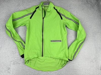 Rapha Windbreaker Cycling Adult Medium Green Full Zip Long Sleeve 100% Nylon - Image 1 of 4