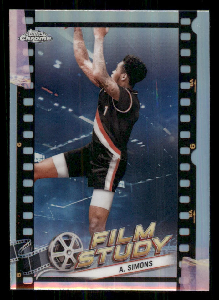 2023-24 Topps Chrome Film Study #FS20 Anfernee Simons - Image 1 of 2