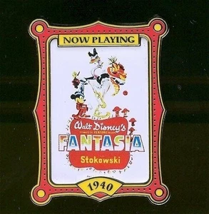 LE OLD Disney pin 100 Years of Dreams Fantasia Movie Poster Sorcerers Apprentice - Picture 1 of 1
