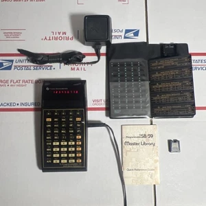Texas Instruments TI-59 Programmierbarer Taschenrechner/Stecker + Master Library - GETESTET - Bild 1 von 16